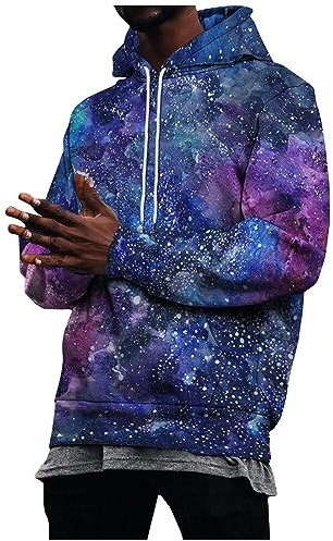 Sport Tshirts Herren Fleecejacke Herren Compression Shirt Herren Poloshirt Oversized Tshirt Herren Kompressionsshirt Herren Poloshirt Herren Rollkragenpullover Herren Sweatjacke Herren(6-Blue,4XL)