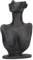 Tyenaza Porta Manichino per Orecchini, Espositore per Collane Busto Leggero Ed Elegante in Resina di Grandi Dimensioni per Mostrare Gioielli, Collane, Orecchini, Anelli (Nero)