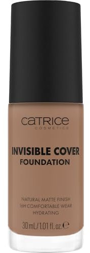 Catrice Invisible Cover Foundation, Nr. 047W, Nude, feuchtigkeitsspendend, langanhaltend, natürlich, für trockene Haut, vegan, ölfrei, ohne Parabene, ohne Mikroplastikpartikel, 1er Pack (30ml)