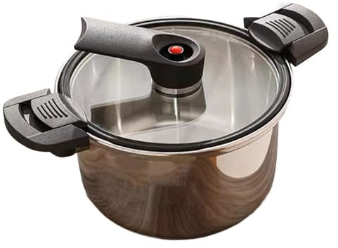 Zenlir Robusti 3 6/5 4 Litri Cottura A Pressione con Miglioramento della Conduttività Calore Design Sicuro per Cucine per Casa