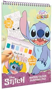 Watercolor Stitch Coloring Book
