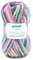 Gründl Wolle Filzwolle color zum Stricken und Filzen - Wolle zum Stricken aus 100% Schurwolle - 1 x 50 g - rose-grün-multicolor