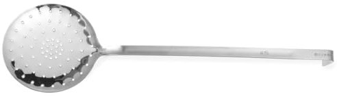 HENDI Schaumlöffel, Stück gemäß den HACCP, Dicke 2,7mm, Schöpflöffel, Suppenschöpfer, ø160x530mm, Edelstahl