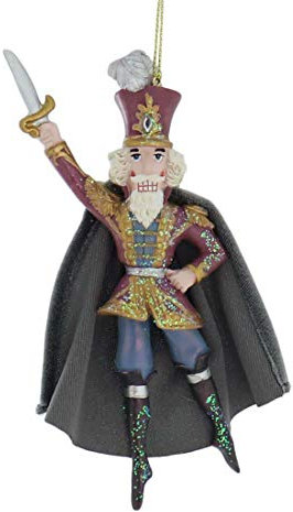 Kurt Adler E0426N Nussknacker Prinz im Anzug zum Aufhängen Baumschmuck, 16,2 cm hoch