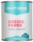CRAFT.WERK Kreidefarbe für Möbel (750ml, vintage blue) ultramatte Chalk Paint Farbe für Holz - Möbelfarbe einfach zu verarbeiten - Möbellack auf Wasserbasis - Made in Germany