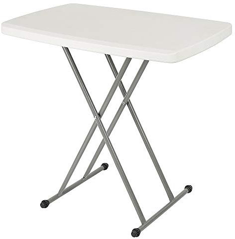 Drumm Klapptisch, Gartentisch, Kunststoff, höhenverstellbar, für den Innen- und Außenbereich