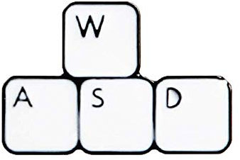 Kreative Persönlichkeit Tastatur Brosche Pins Schmuck Kleidung Taschen Rucksäcke Capel Jacke Abzeichen Zubehör Kostengünstig und langlebigFashion Design