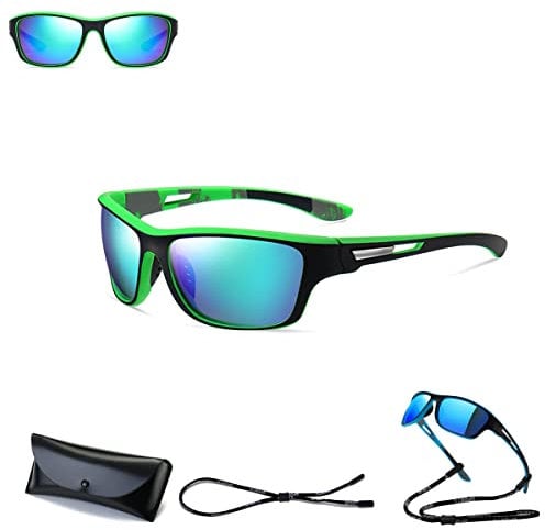 EFRANO 2023 Men's Outdoor Sports Sunglasses,UV400 Fashion Windproof Sunglasses,with Anti-Glare Polarized Lens (G)