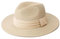 DRESHOW Damen Panama Hut Breiter Krempe Stroh Sommer Fedora Strohhut Panama Aufrollen Hut Strand Rollbar UV Sonnenhut UPF 50 +