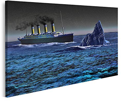 Prime Bild auf Leinwand Titanic Wandbild Poster Leinwandbild GDPU