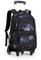 CONSIELI Trolley Rucksäcke Mädchen Jungen Schultaschen Schulranzen Wasserdicht Schulrucksack Schultrolley Studenten Rucksack für Grundschüler mit Sechs Rollen Grau