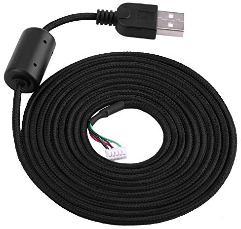 lvifloae Câble de Chargement USB pour Souris de 2 mètres, câble de données, Kit de réparation de Remplacement pour Souris de Jeu G500s