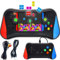 Retoo Console da gioco portatile per due giocatori con 500 giochi classici, schermo LCD da 3,5 pollici, console per videogiochi retrò per bambini, giocattolo retrò, console da gioco, batteria da 1200