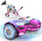 EVERCROSS 6,5 Hoverboards mit Sitz, Self Balance Scooter mit Bluetooth & LED, Hover Board mit Hoverkart mit 4Ah Batterie für Kinder Jügen Erwachsen
