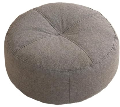 Bodenkissen, dickes Sitzkissen für Bodenfenster, Meditation, Nackenrolle, Yoga, stützendes Kissen, dekorativer Pouf, Sitzkissen, Tatami-Bodenkissen für Wohnzimmer, Tatami, Schlafzimmer (dunkelgrau