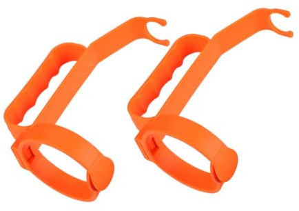 DOITOOL 2 Pcs Nonslip Plastic Bottle Handles for Large Beverage Carrying Versatile Soda Water Juice Grip Easy Install Beverage Carrier for Picnic and Kitchen Use