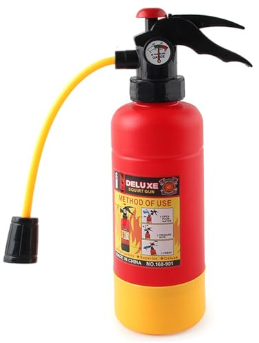 BeVistoso Pistolas de Agua para niños, Pistola de Agua contra Incendios para niños, Juguete Realista de extintor de Incendios para Jugar al Aire Libre, Diversión en el Patio de la Piscina de la Playa