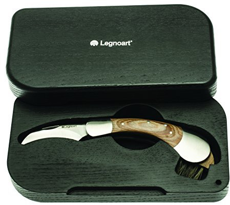 LEGNOART COLTELLO PER FUNGHI IN ACCIAIO INOX PORCINO MK - 1