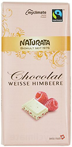 Naturata Chocolat Blanc Framboises Bio 100 g