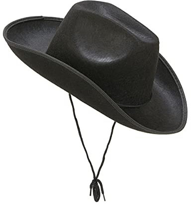 DEGUISE TOI VEGAOO - Cowboyhut für Erwachsene schwarz - Hut - Einheitsgröße - Schwarz - Accessoires - 100% Polyester - Carnaval