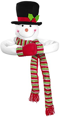 TOYMYTOY Weihnachtsbaumspitze Schneemann Top Hugger für Winter Wonderland Party Thanksgiving Neujahr Weihnachtsbaum Dekorationen Ornament