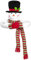 TOYMYTOY Weihnachtsbaumspitze Schneemann Top Hugger für Winter Wonderland Party Thanksgiving Neujahr Weihnachtsbaum Dekorationen Ornament