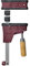 PIHER Serre-joint parallèle PRL 400 Longueur de tige : 30 cm - Serre-joint