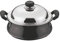 Vinod Pearl Hard Anodised Stock Pot with Stainless Steel Lid Casserole | Capacity : 5 Ltr | Medium
