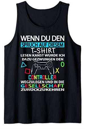 Gamer Zocker Games Pc - Lustiges Gaming Spruch Tank Top