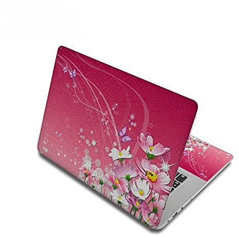 BIJIHUA Laptop Skin Sticker Decal Flower Laptop Skin 15.6 Notebook Sticker 17Inch 13.3 14 Computer Cover Decal