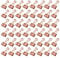 LELE LIFE Same Size Rose Gold Binder Clips, 48Pack Medium Paper Clamps, Rust-Proof File Paper Money Clamps, Binder Paper Clips for Office Home School, 0.98in 25mm