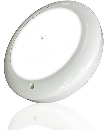 Warmpool Foco LED para piscina de Fibra 30W extraplano AC/DC, luz sumergible, RGB (2 o 4 hilos) o Blanco, relleno de resina sin aire (Blanco 6000K)