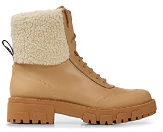 HUGO Damen Axel LaceFur B-N Stiefeletten Light/Pastel Brown237 41