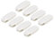 sourcing map Blind Cord Weight, 8Pcs 80mm Curtain Window Shutter Beaded Chain Handle Roman Vertical Roller Shade Accessories, White
