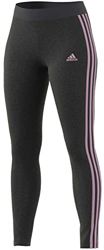 adidas Damen W 3S Bein Strumpfhose (1/1), Dunkelgrau meliert/True Pink, M