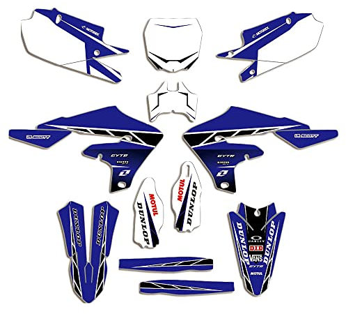 ENARUI Adesivi Grafiche Compatibili con Yamaha YZ 450 YZF450F 2018 2019 2020 2021 2022