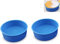 JSUOEO Silikon Backform Runde, 2 Stück Flexible Silikon-Kuchenform Backformen Set 6 Zoll Rund Schichtkuchen Luftfritteuse Tortenform Silikonform Backen Geschichtet für Kuchen Brote
