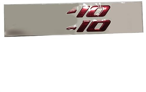 STATUZ Für Kawasaki Für Ninja ZX10R ZX-10R Motorrad 3D-Emblem-Abzeichen-Aufkleber, Tankrad, ZX10R-Aufkleber, Weicher, Reflektierender Aufkleber Schmücken (Color : ZX10R Red)