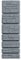 Tower Stone 350 l, Maße (mm) 575 x 384 x 1800