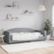 Festnight Tagesbett Einzelbett Schlafsofa Polsterbett 90x200 cm Bettsofa Schlafsofa Funktionsbett Jugendbett Kinderbett Gästebett Bettsofa Stoff Hellgrau#1