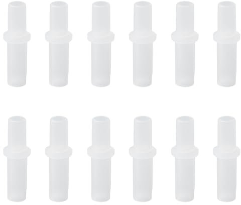 UFURMATE Bi Fold porte Top Pivot, 12 Pcs en plastique Bi Fold placard porte Top Pivots Bifold placard porte quincaillerie pièces de réparation, diamètre extérieur 3/8 pouces