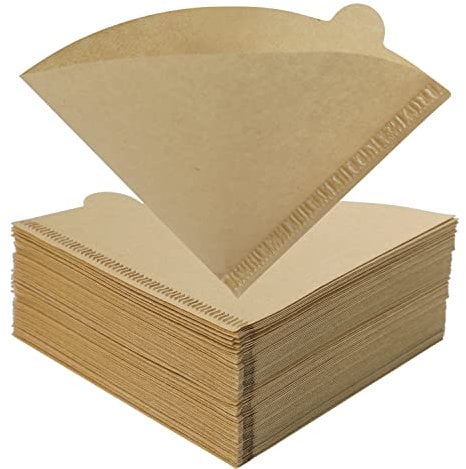 200 Stück Kaffeefilter papier, Größe 1, V-förmiger Kaffeefilter Kegel Kaffeefilter Coffee Papierfilter für Kaffeemaschinen Kaffeekanne Filterbecher (1-2 Tassen)