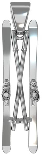 My Favorite Design by M.S. Twintip Ski 925er Sterlingsilber Kettenanhänger