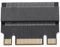 YINETTECH Adaptador M.2 2230 A 2242 NGFF B+M Key NVME M-Key 2230 A 2242 Adaptador de Extensión Macho A Hembra Compatible con ThinkPad