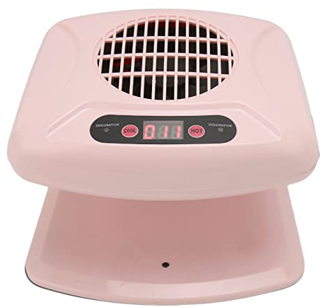 Generic Essiccatore per Unghie Ad Aria Sensore a Infrarossi Induzione Automatica Aria Calda Fredda 300W Ad Alta Potenza Smalto per Immersione Primer in Polvere Disidratatore (Spina europea 220 V)