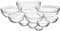 Anchor Hocking Set of 10 Assorted Piece Premium Glass Bowls, Tempered Glass, Round Bowls, Cooking, Baking, Glassware, Kitchenware, Mixing, Prep, Stackable, Microwave & Dishwasher Safe