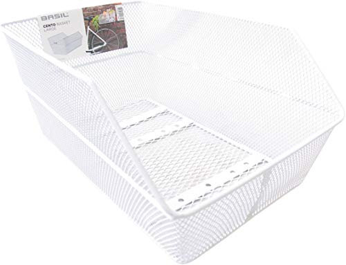 Basil Kinder Fahrradkorb Cento White, 45 cm x 31 cm x 21 cm
