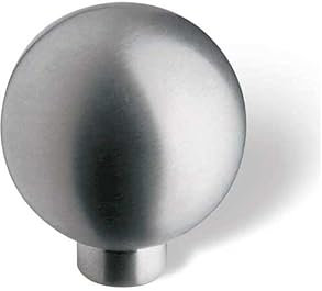 SIRO Möbelknopf Freising, Kugel, Schlicht, Edelstahl fein geschliffen, 34 mm x 40 mm x 34 mm, 902-34N1