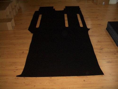 Gastraum Komplett Teppich Fußmatte DSX428 Passend für Mercedes Vito Mixto 6-Sitzer (nur vordere 3er Bank im Gastraum) W639 lang (Nicht extra lang) Baujahr 2003-2014 mit 1 Schiebetür rechts