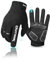 KUTOOK Fahrradhandschuhe Herren Mit Gel Vollfinger MTB Handschuhe Fahrrad Bekleidung Schwarz L